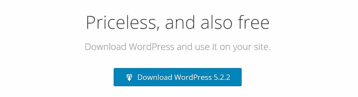 Laden Sie WordPress auf Ihren PC herunter