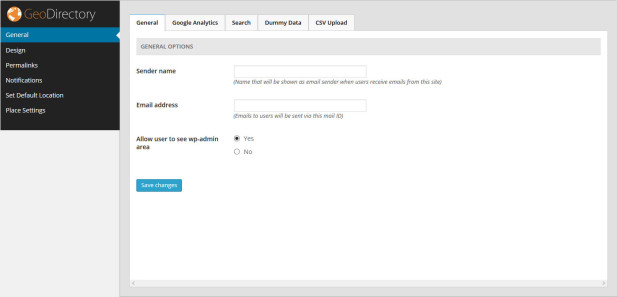 GeoDirectory-Administrator