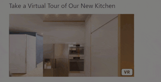 Die virtuelle Tour in Aktion auf unserer Demo-Website