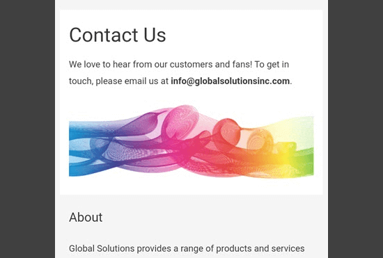 Das Such-Widget ist jetzt von der mobilen Version der Website verschwunden