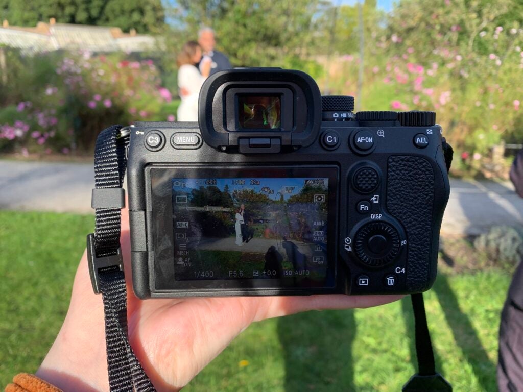 Sony A7 IV-Bildschirm