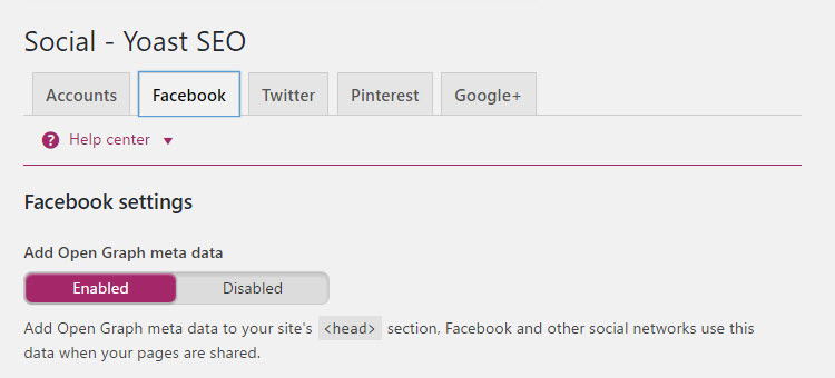 Yoast Facebook
