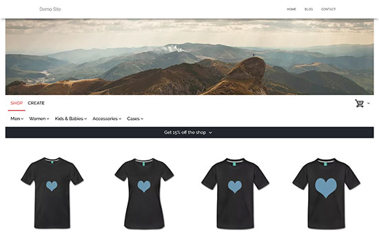 Vorschau des T-Shirt-Shops