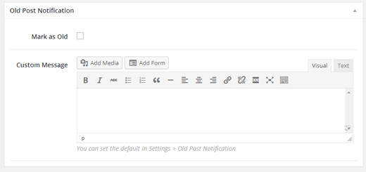 Old Post Notification von Bill Erickson