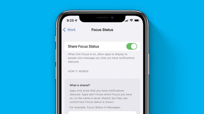 So teilen Sie den Fokusstatus mit Kontakten auf dem iPhone