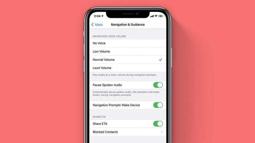 Sprachlautstaerke von Apple Maps aendern oder ausschalten 2022