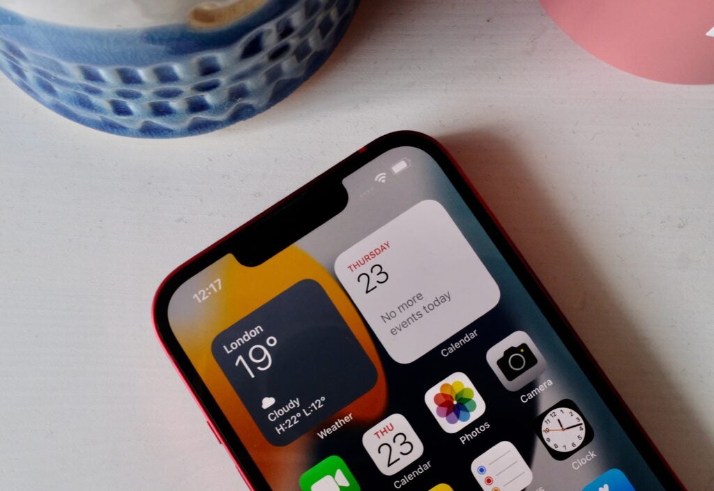 iPhone 13 kleinere Kerbe
