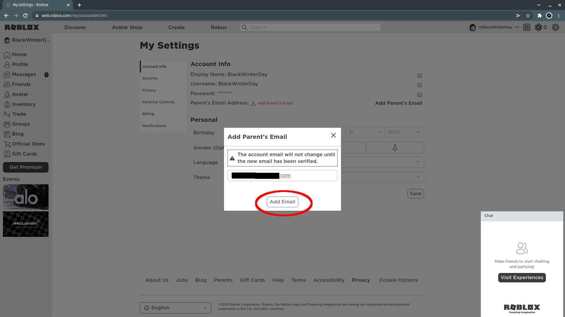 1647525410 93 So erstellen und verwalten Sie ein Roblox Konto unter 13 Jahren