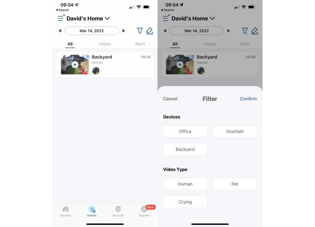 Eufy SoloCam S40 Videothek