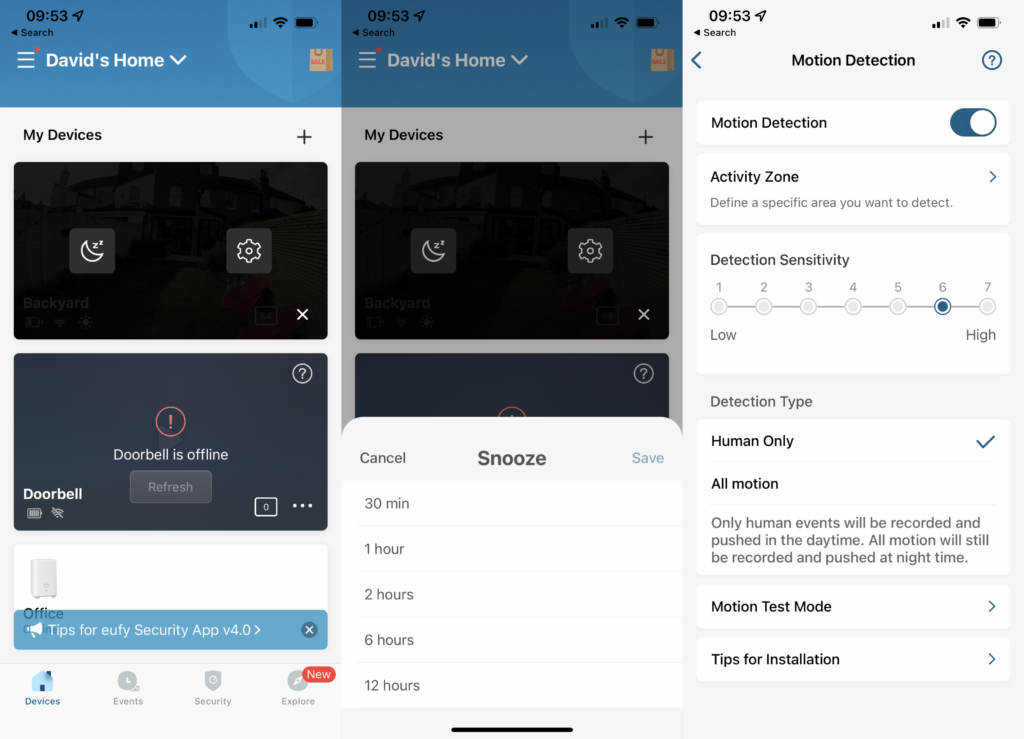 Eufy SoloCam S40-App