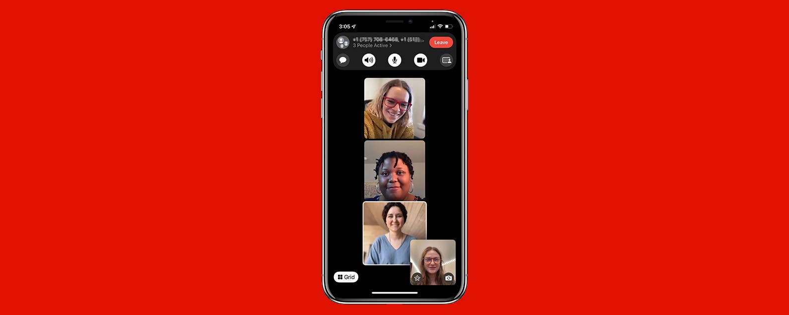 So aktivieren und deaktivieren Sie die Rasteransicht in FaceTime