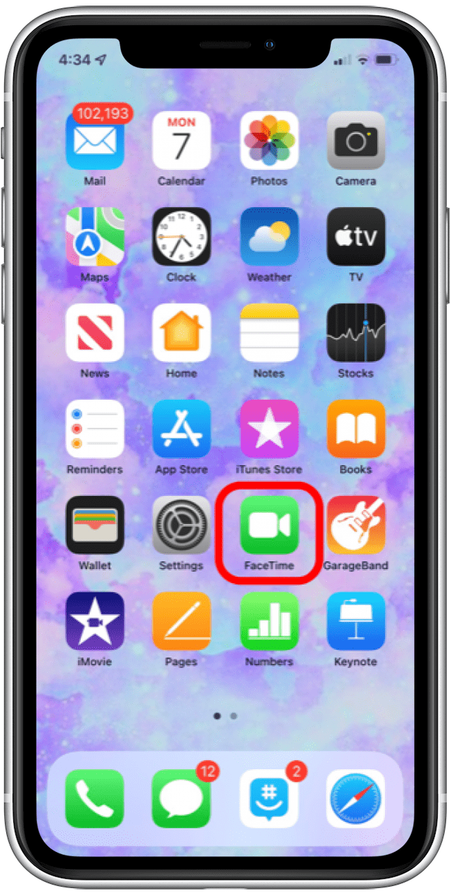 So aktivieren und deaktivieren Sie die Rasteransicht in FaceTime