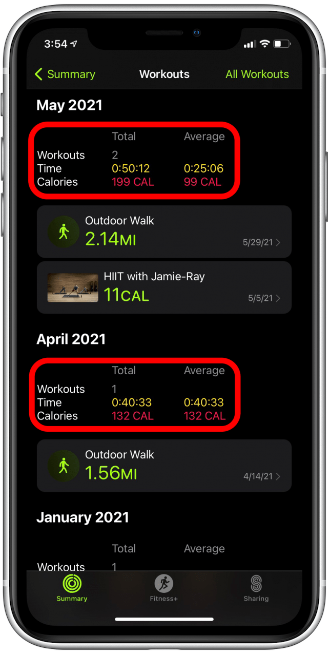 Sehen Sie sich Apple Watch-Workouts an
