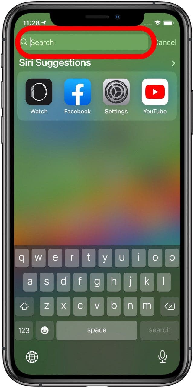 wo ist der rechner auf dem iphone x