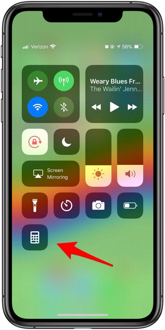Ich kann den iPhone-Rechner nicht finden