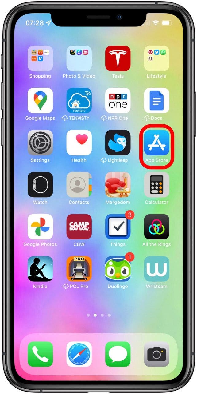 Öffnen Sie den App Store – So erhalten Sie die Telefon-App wieder auf das iPhone	
