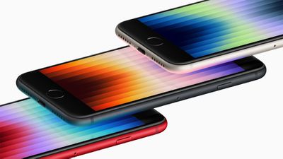 iPhone SE 3 gestapelt