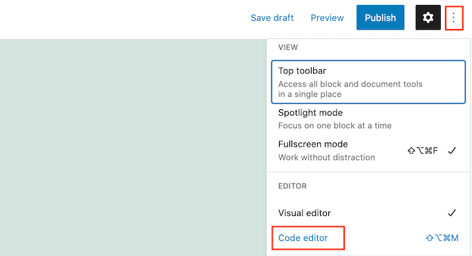 Der WordPress-Code-Editor