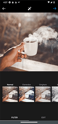 Instagram-Beitrag bearbeiten