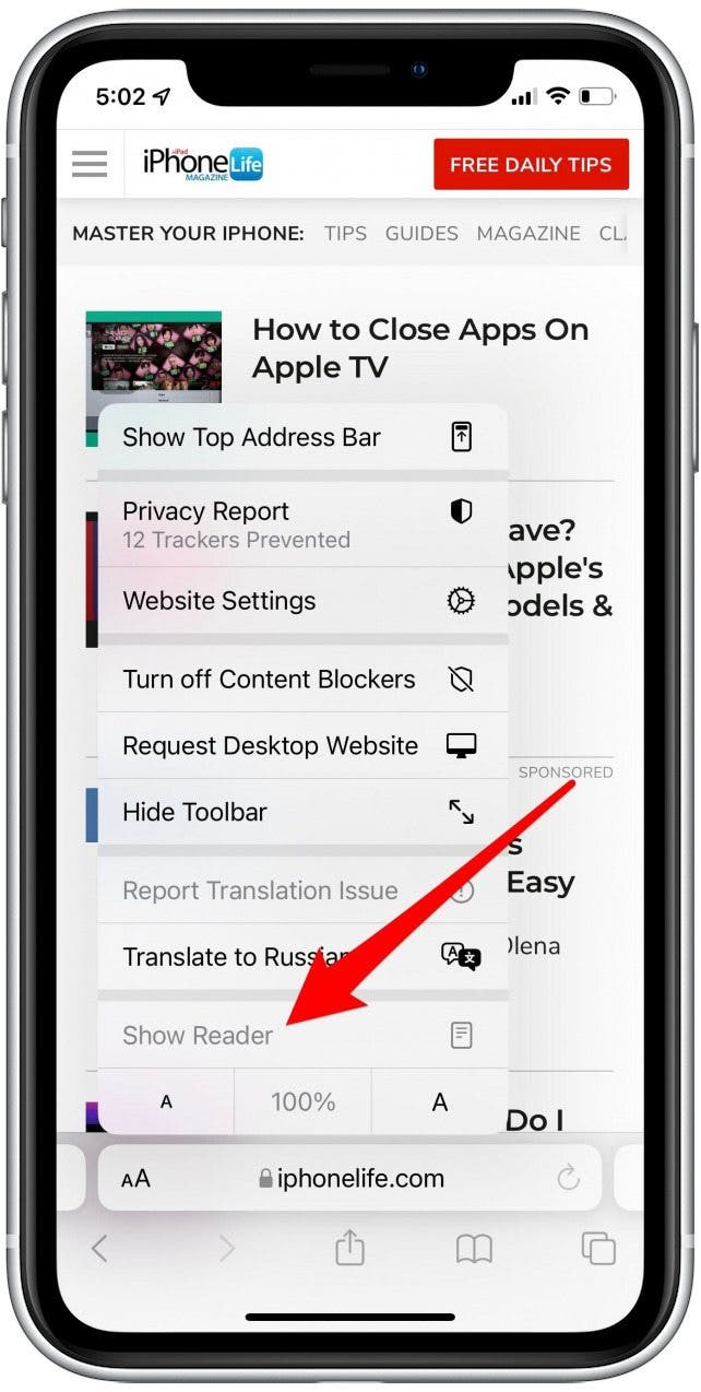 1658175846 435 So verwenden Sie den Safari Reader Modus auf iPhone und iPad