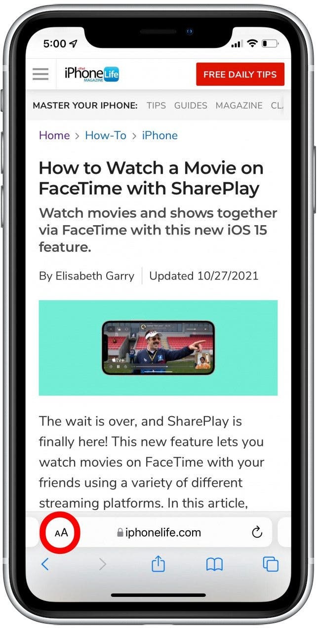 1658175846 957 So verwenden Sie den Safari Reader Modus auf iPhone und iPad