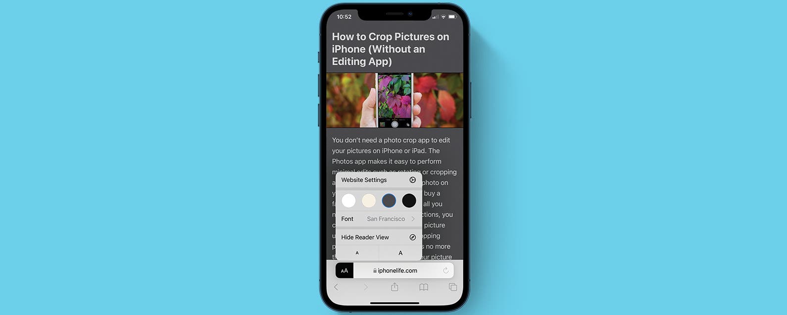 1658175849 So verwenden Sie den Safari Reader Modus auf iPhone und iPad