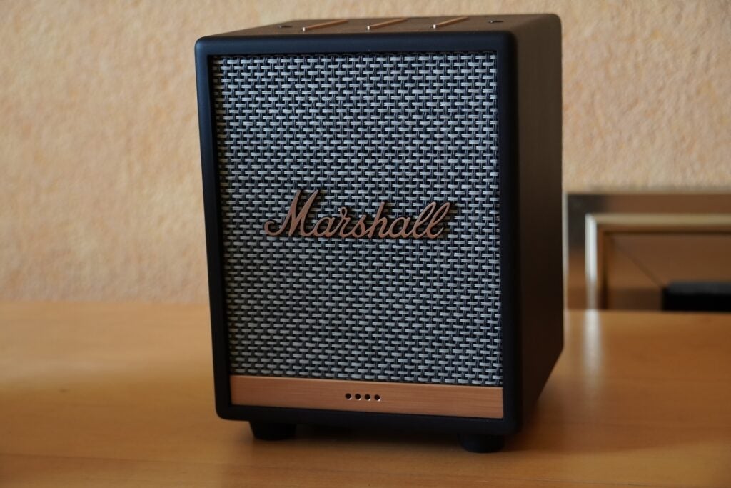 Marshall Uxbridge Voice-Seite zu sehen