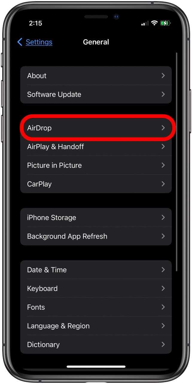 airdrop auf dem iphone aktivieren