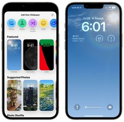 Wettersperre ios 16