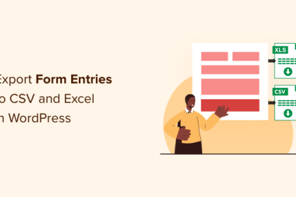 So exportieren Sie WordPress Formulareintraege in CSV und Excel