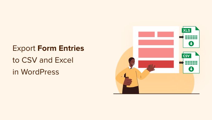 So exportieren Sie WordPress Formulareintraege in CSV und