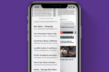 So oeffnen Sie geschlossene Safari Tabs auf dem iPhone iOS 16