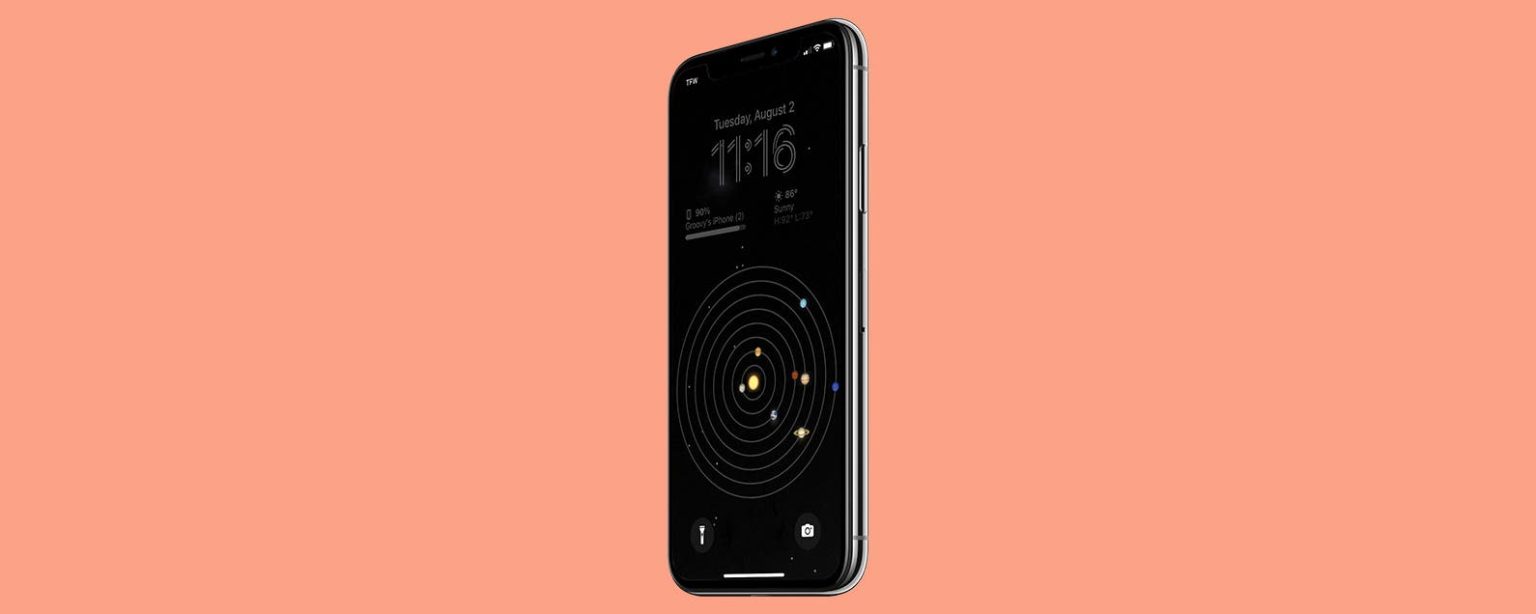 So richten Sie Astronomie Sperrbildschirm Hintergruende auf dem iPhone ein iOS 16
