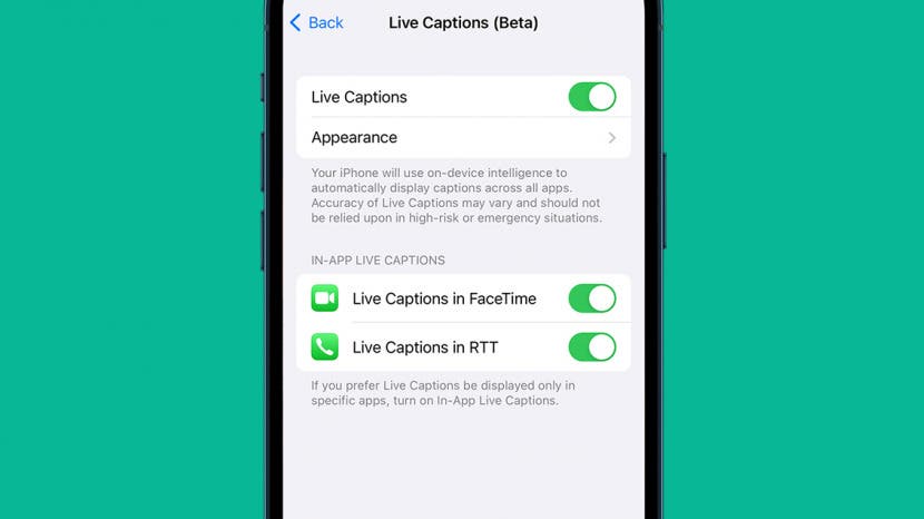 So richten Sie Live Untertitel auf dem iPhone ein und verwenden