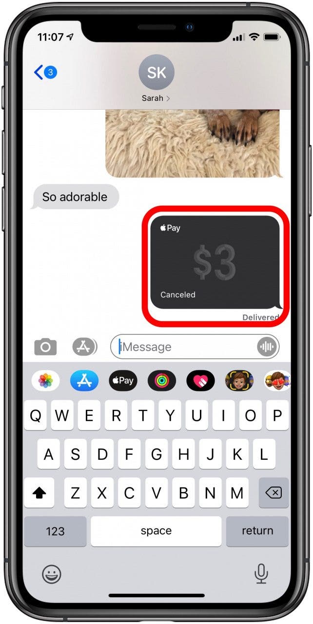apple pay zahlung storniert