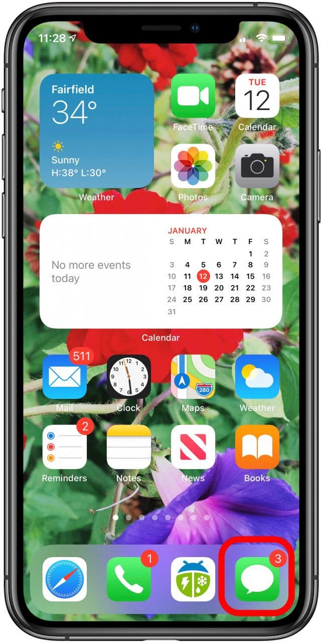 iPhone Nachrichten-App