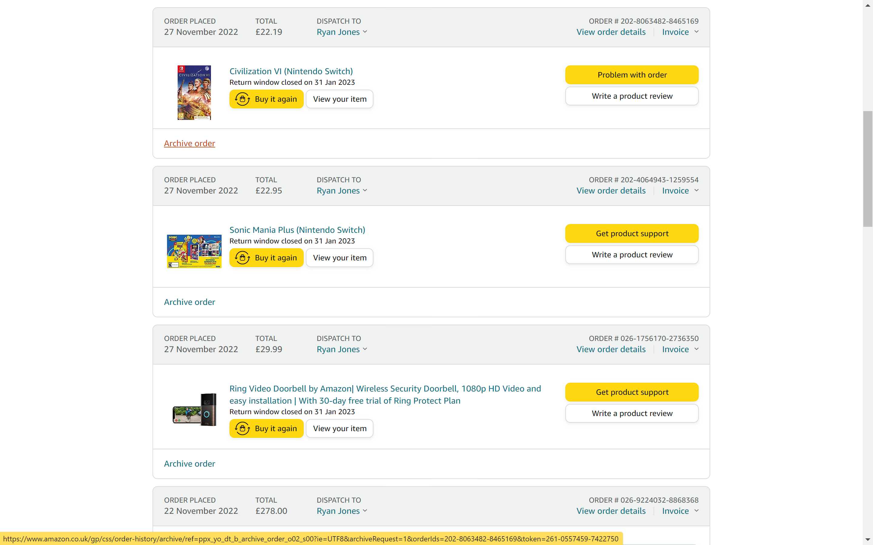 1692731548 14 So verbergen Sie Bestellungen bei Amazon