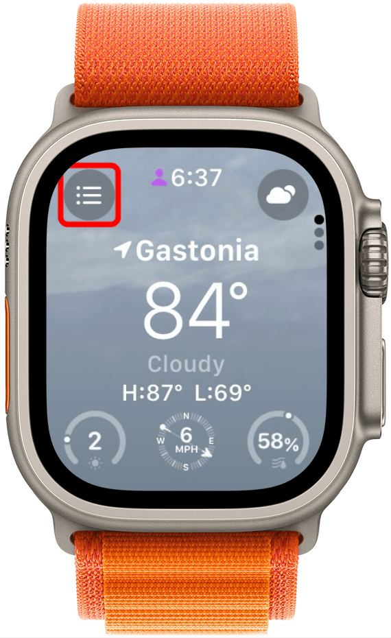 Äpfel Wetter-App