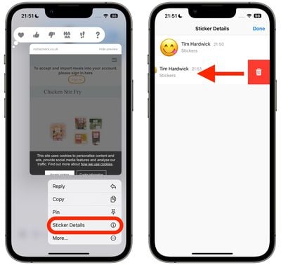 1Verwenden Sie Emojis als Aufklebernachrichten