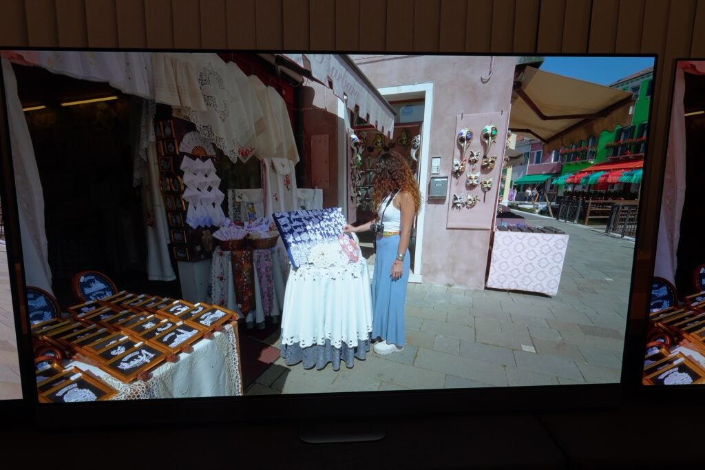 Kristallklarer Modus des Philips OLED908