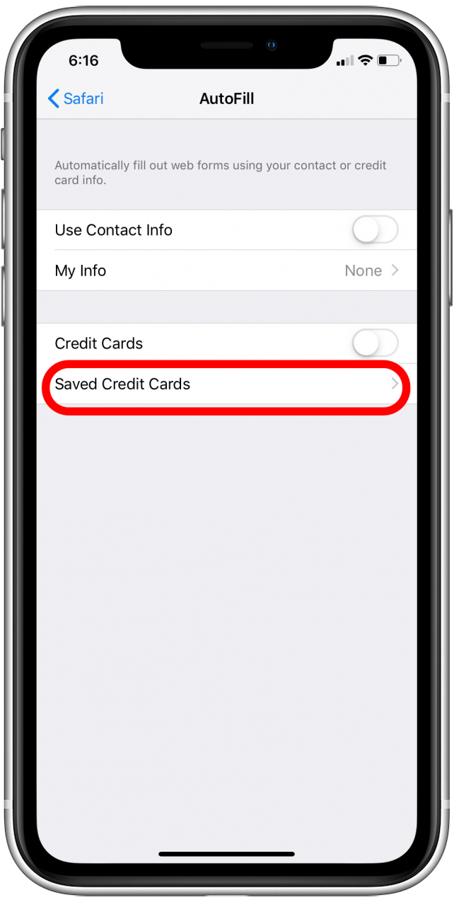 1699036575 972 So aktualisieren Sie Autofill Kreditkarteninformationen auf einem iPhone