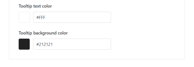 Farboptionen des Merkzettel-Tooltips