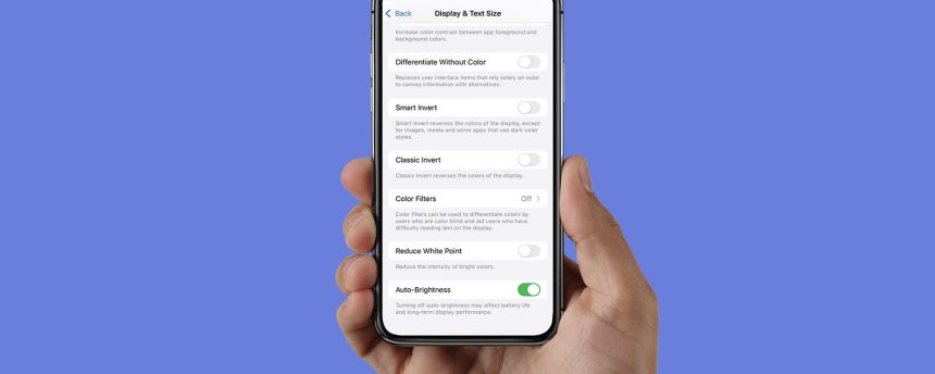 1704364614 Verhindern Sie dass das iPhone gedimmt wird Schalten Sie den