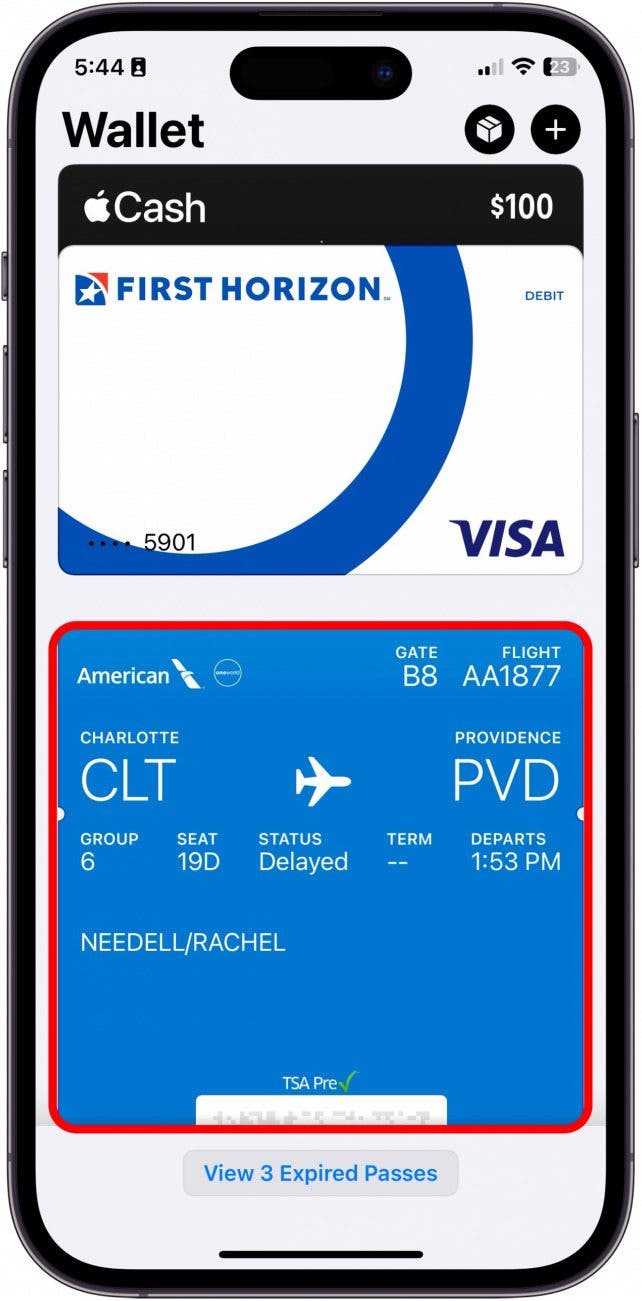 Teilen Sie Tickets aus der Apple Wallet