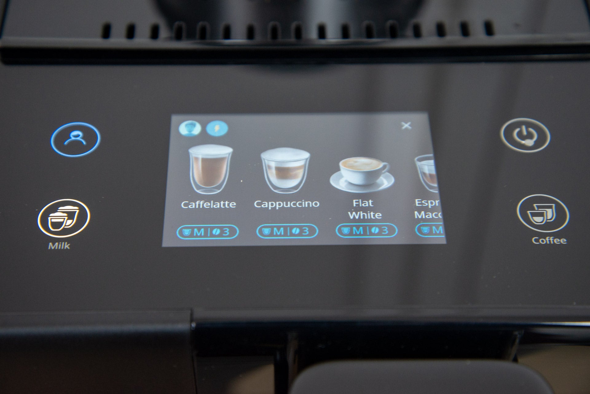De'Longhi Rivelia-Kaffeeoptionen