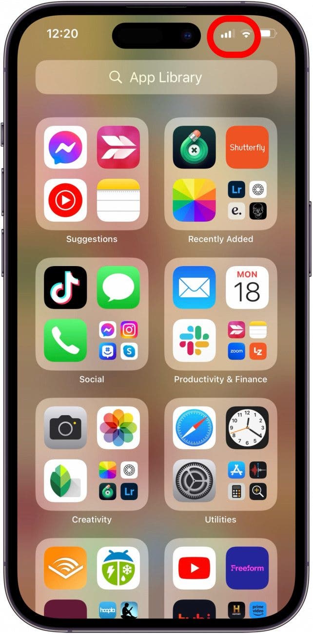 Warum hängt Facetime ständig auf? Überprüfen Sie WLAN und Mobilfunksignal