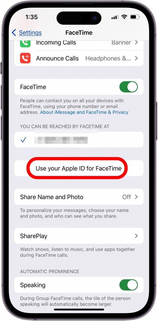Warum hängt mein Fuß immer wieder auf? Tipp: Benutze deine Apple-ID für Facetime
