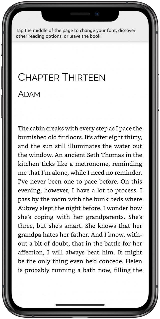 Sobald es heruntergeladen ist, tippen Sie erneut darauf, um mit dem Lesen auf Ihrem iPhone oder iPad zu beginnen!