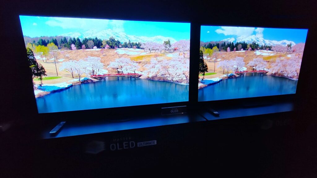 Panasonic Z95A rechts vs. MZ980 links