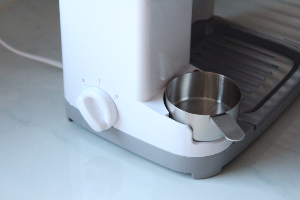 Bedienelemente der Cuisinart Softeismaschine